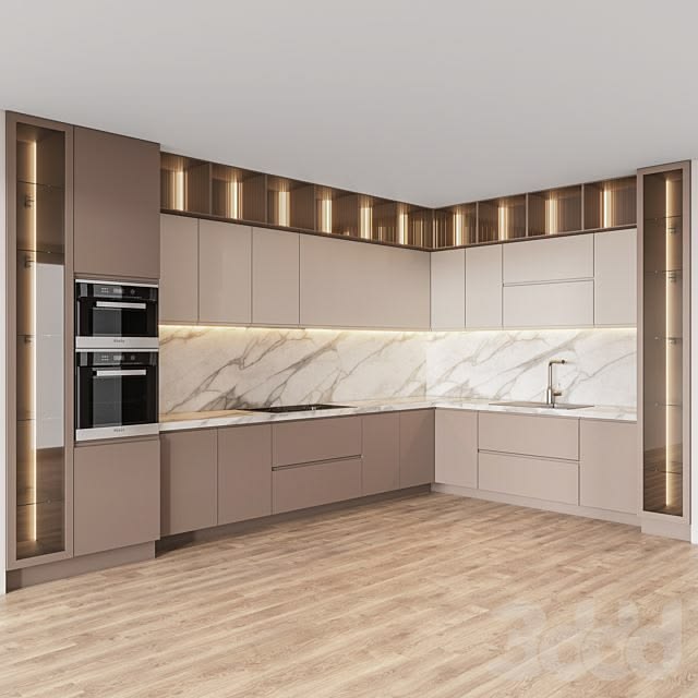 تصميم مطابخ حديثة بالرياض | ألوان ترند وتشطيب راقي