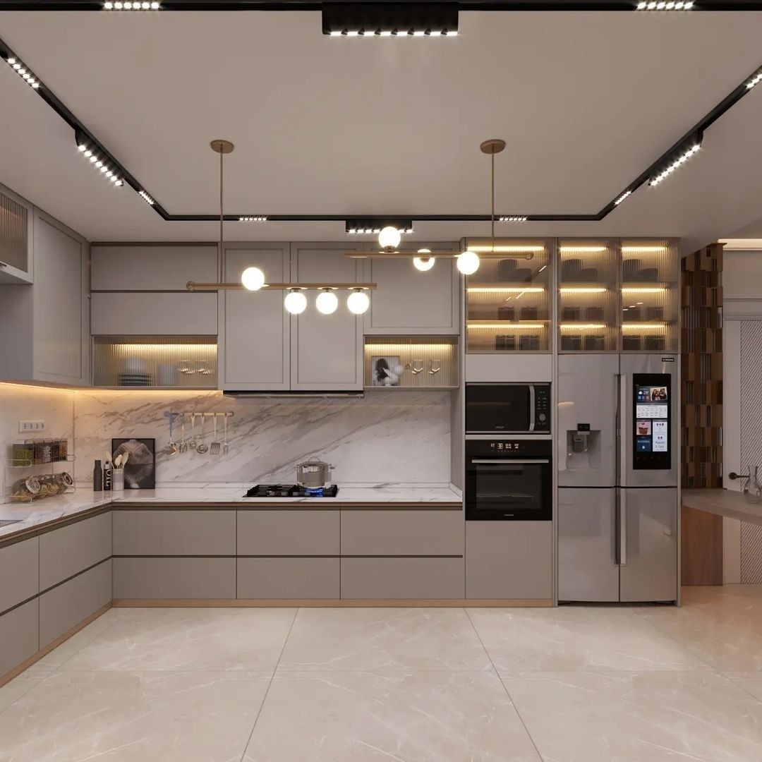 مطابخ عملية بالرياض بتصميم مريح وتنظيم ذكي
